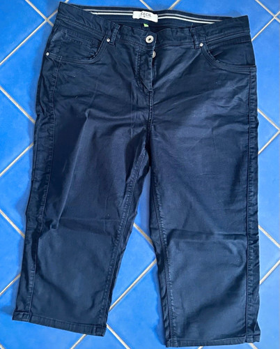 Dunkelblaue dreiviertel hose - dreiviertel,