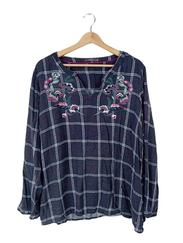 Cecil langarm blusen blau - langarm-blusen,