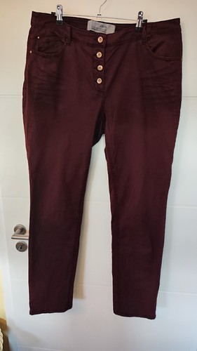 Hose jeans damen - hose, bordeaux