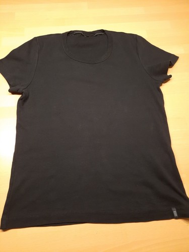 Damen shirt uni schwarz - uni,