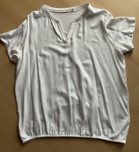 Cecil kurzarm bluse weiß - kurzarm-bluse,